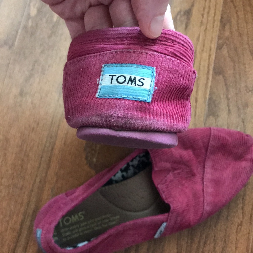 Pink Corduroy Toms - Picture 11 of 15